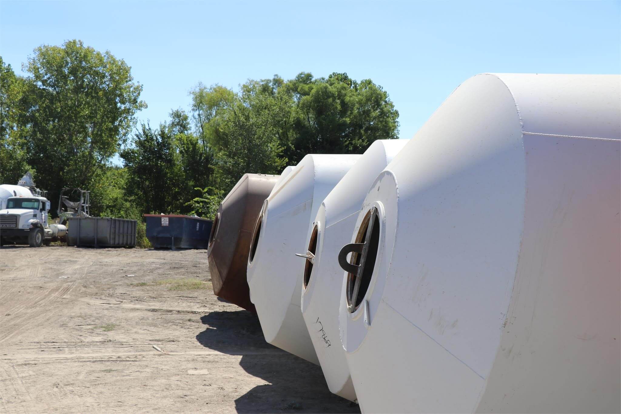 Cement Mixers - close up